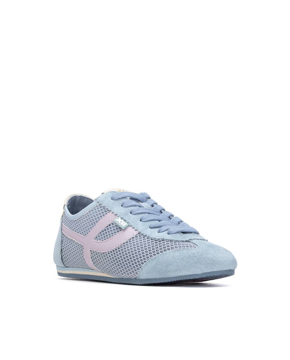 Zapatillas básicas de mujer con cordones - Xti - Azul Azul-3