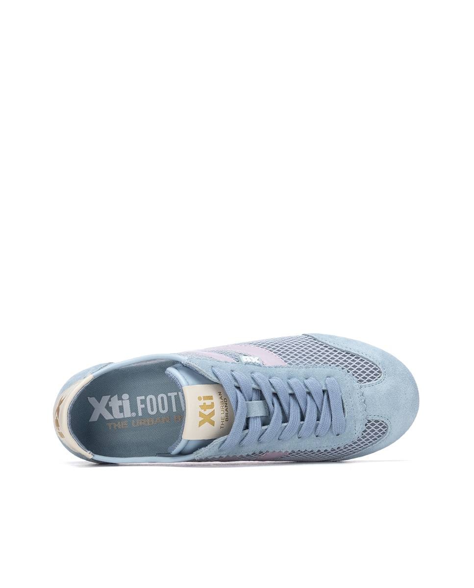 Zapatillas básicas de mujer con cordones - Xti - Azul Azul-5
