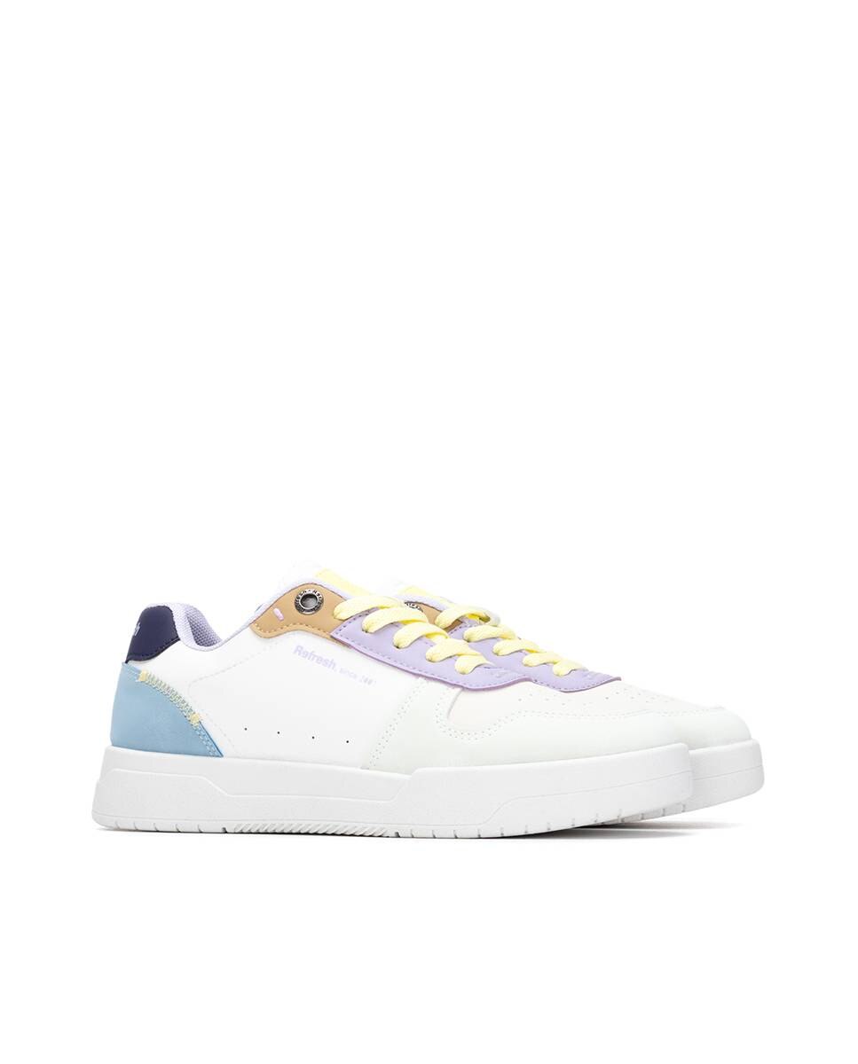 Zapatillas básicas de mujer con cordones - Refresh - Multicolor Multicolor-4