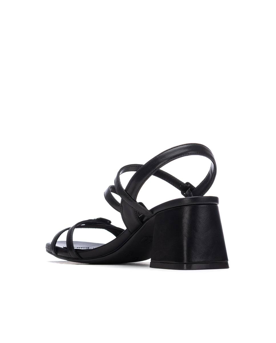 Xti - Sandalias de tacón de mujer con cierre de hebilla.
