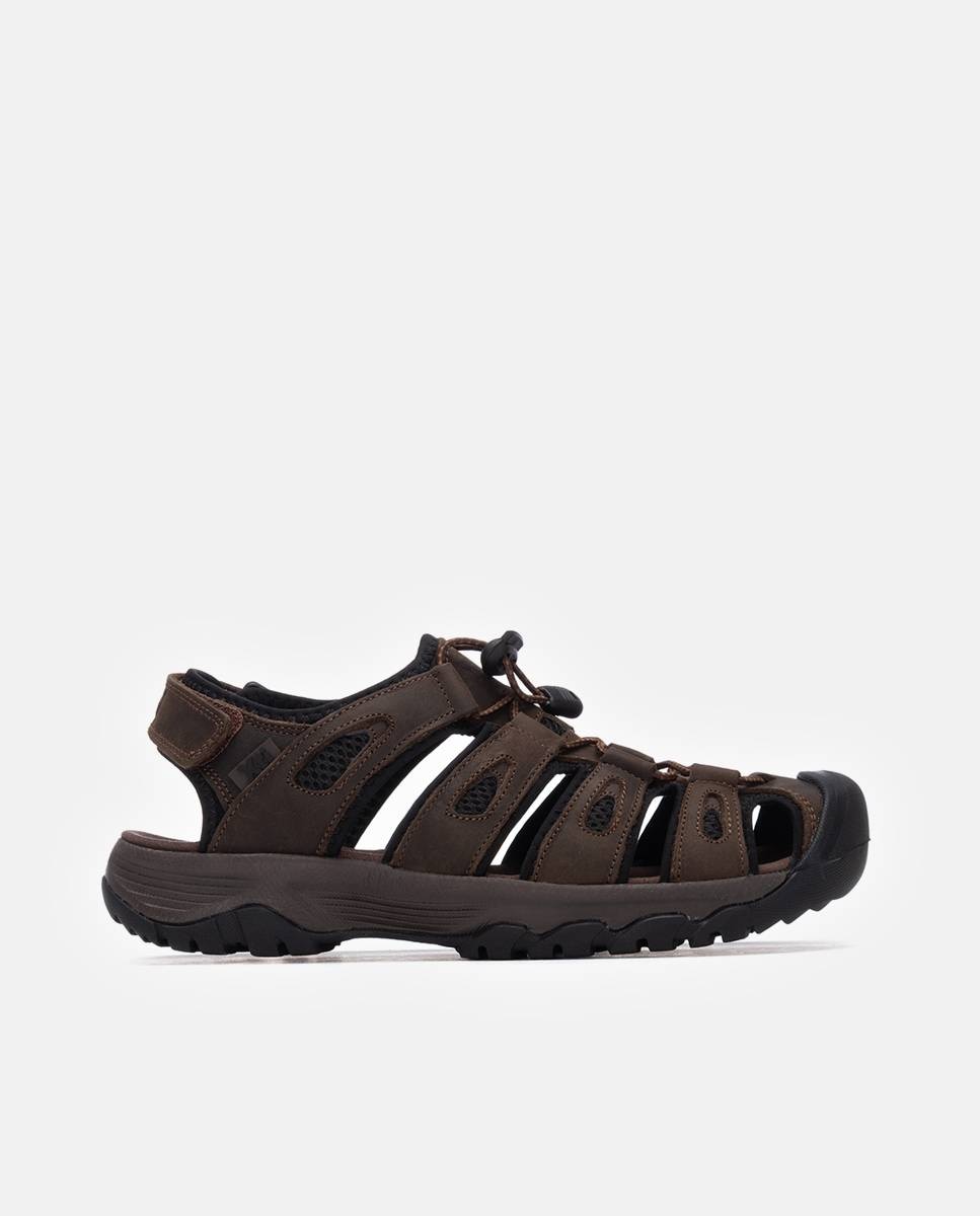 Xti - Sandalias de hombre de piel con cordones.