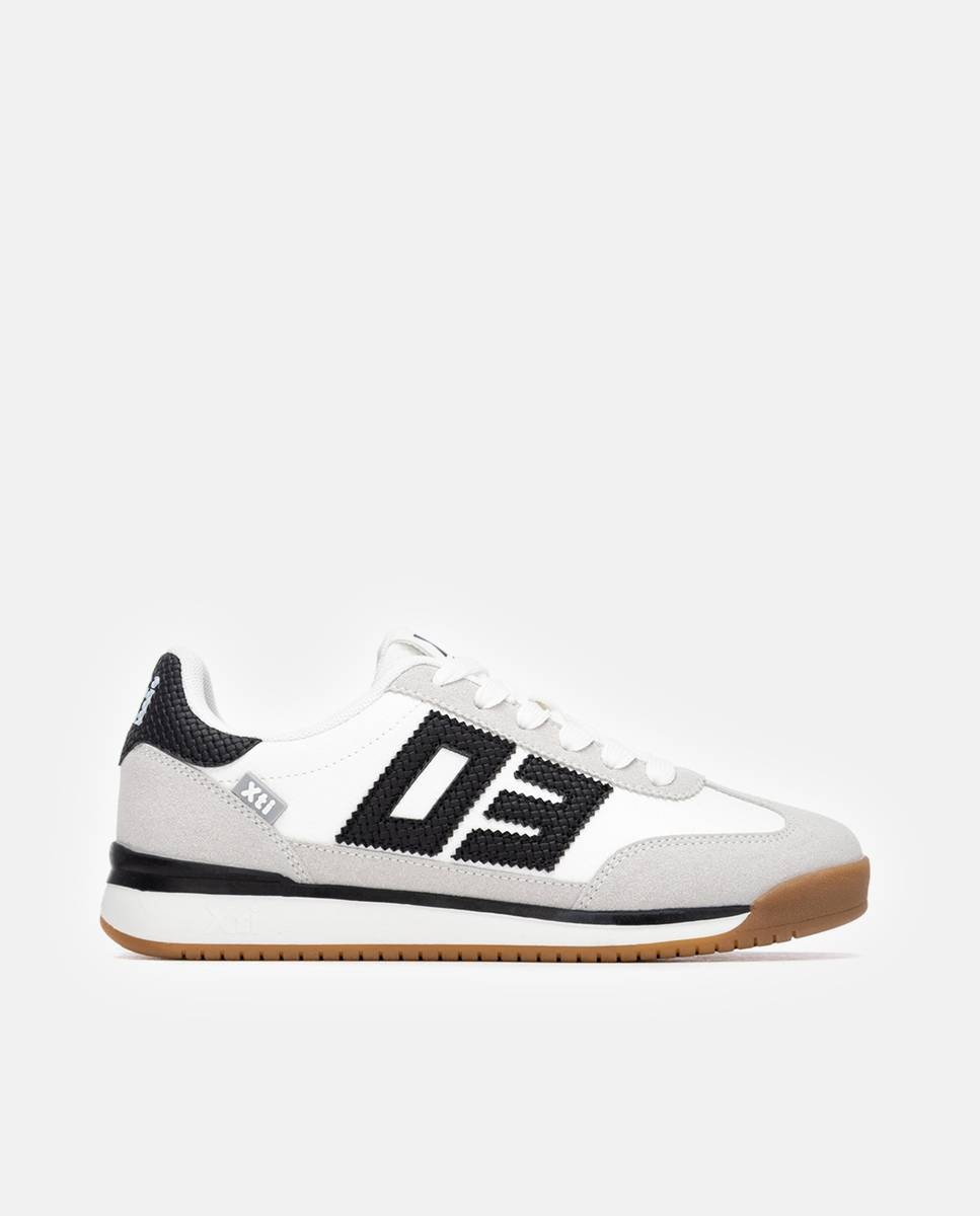 Zapatillas básicas de mujer con cordones - Xti - Kaki Kaki-1