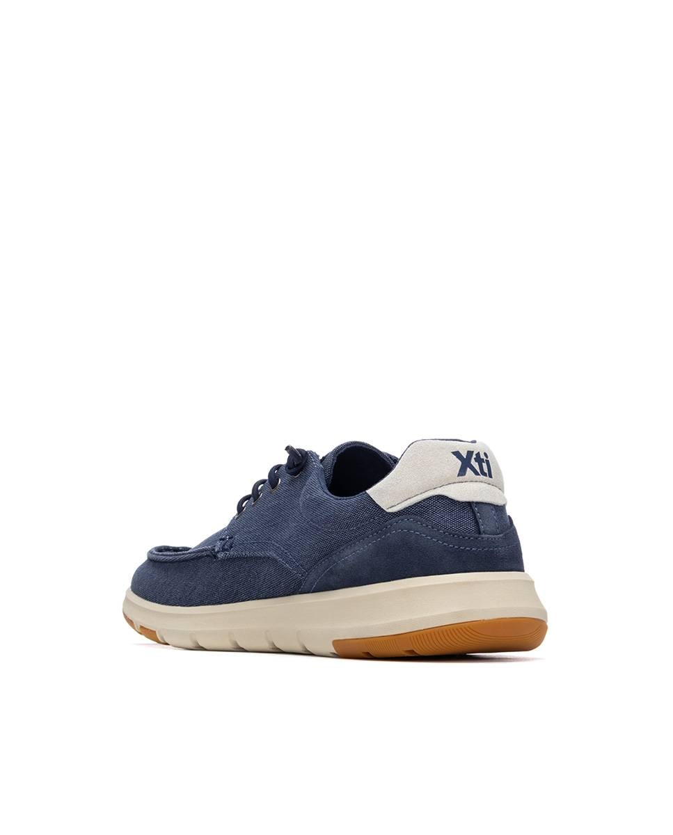 Xti - Zapatilla básica de hombre con cordones.