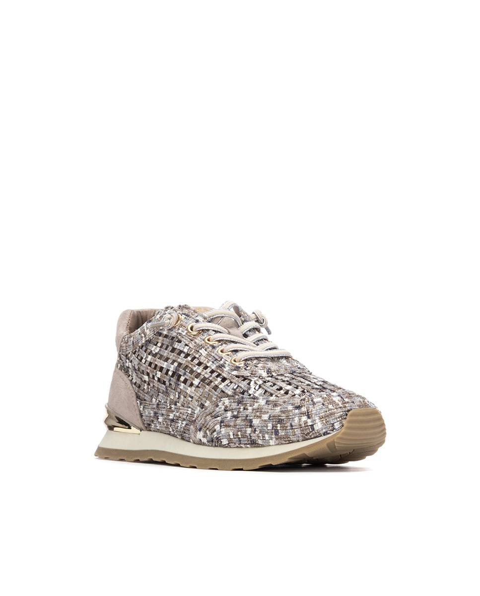 Imagen 3 de Zapatillas caladas de mujer con cordones - Xti - Multicolor Multicolor