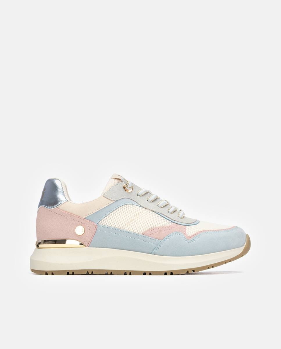 Zapatillas básicas de mujer con cordones - Xti - Azul Azul-1