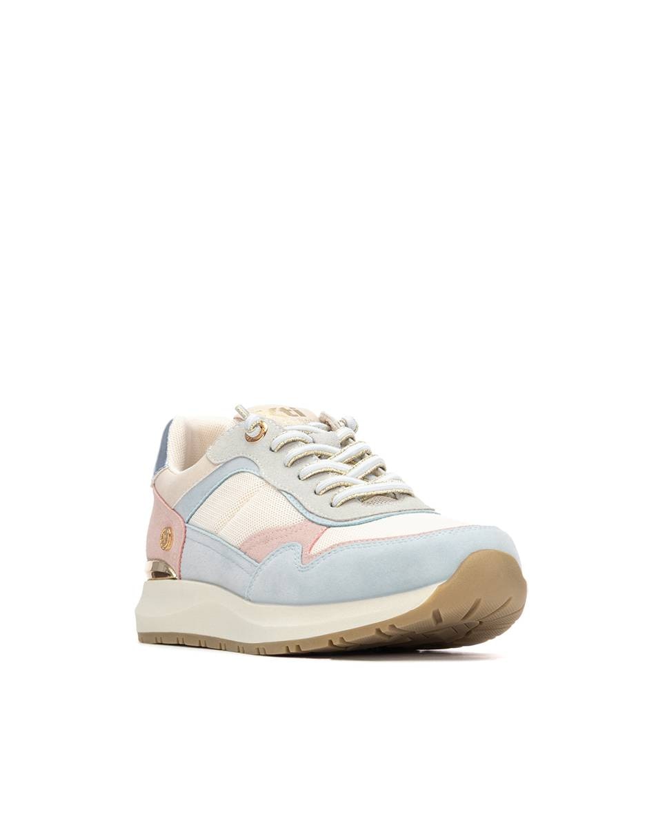 Zapatillas básicas de mujer con cordones - Xti - Azul Azul-3