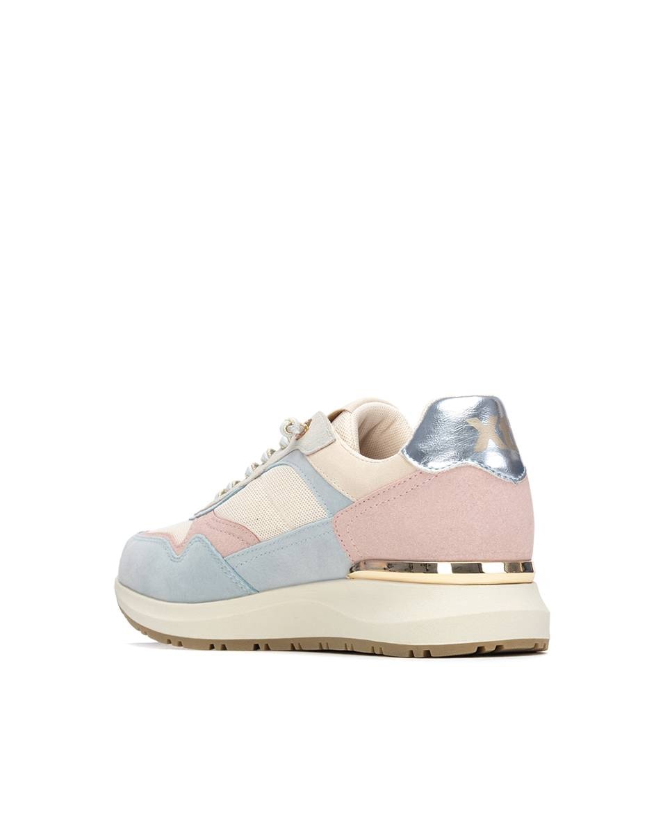 Zapatillas básicas de mujer con cordones - Xti - Azul Azul-4