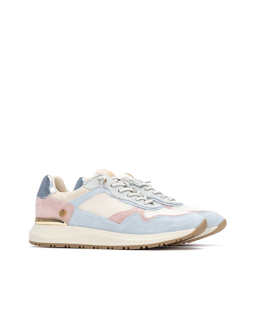 Zapatillas básicas de mujer con cordones - Xti - Azul Azul-5