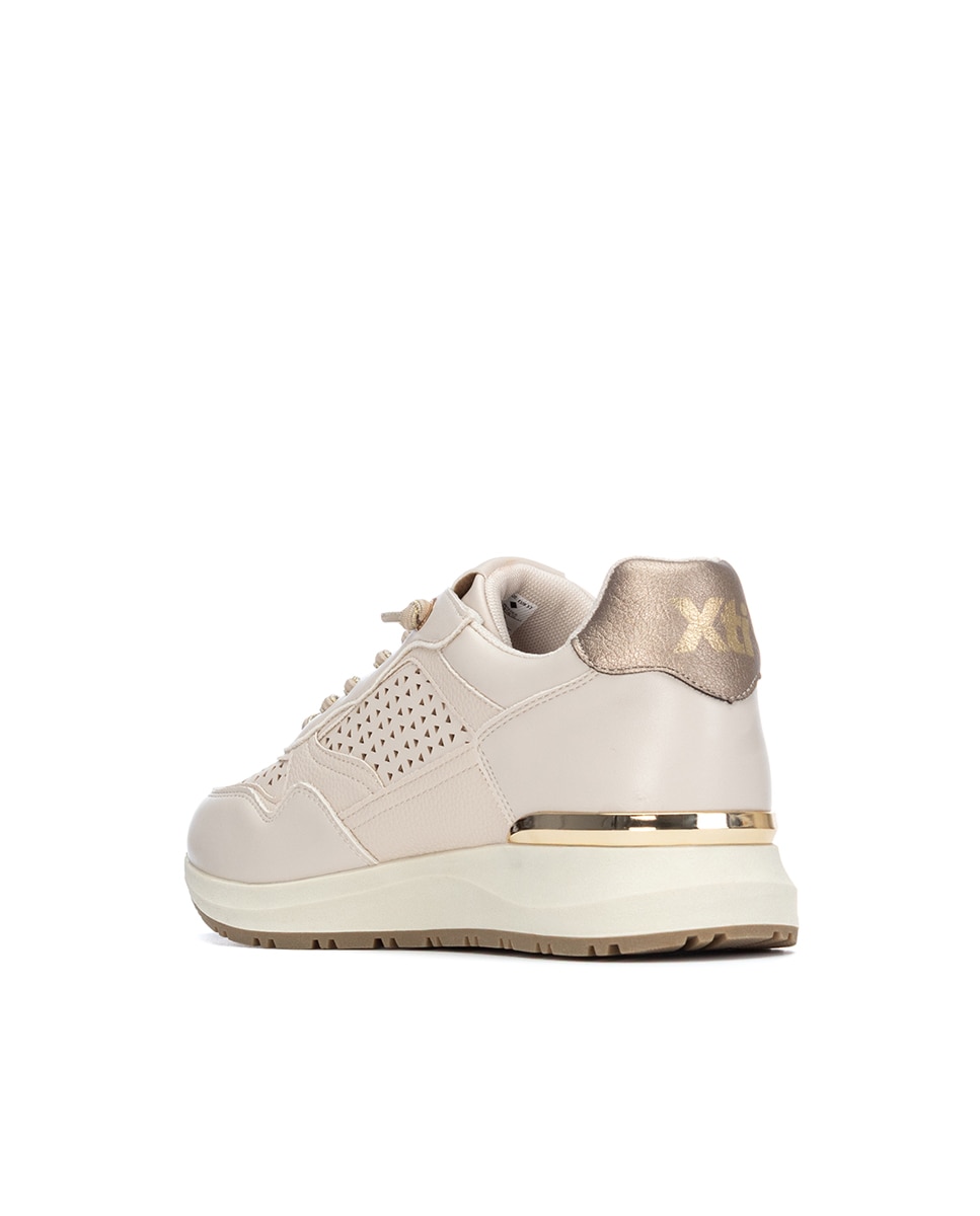 Zapatillas básicas de mujer con cordones - Xti - Blanco Blanco-2