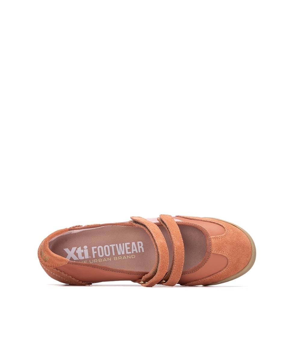 Bailarinas de mujer deportivas con doble tira adherente - Xti - Coral Coral-5