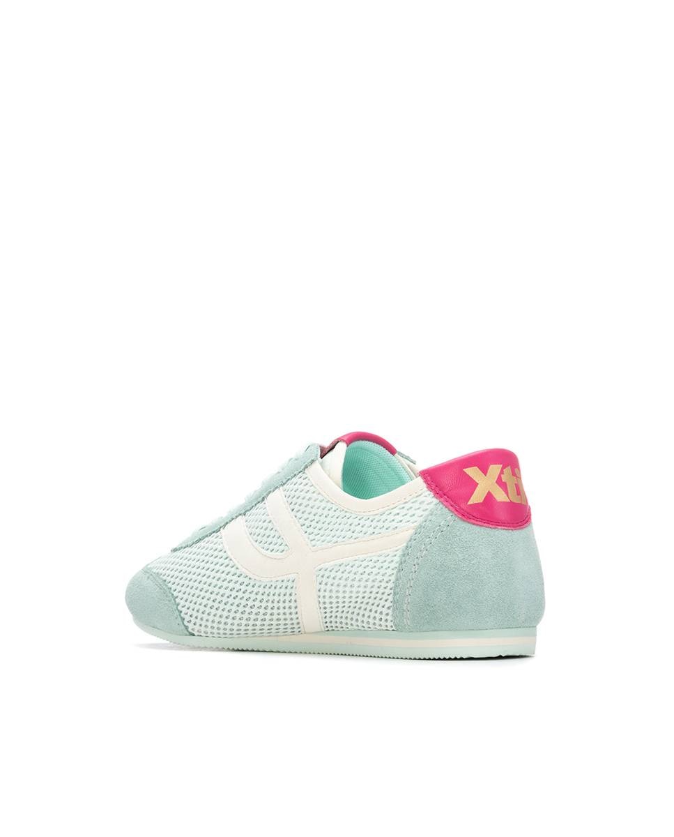 Zapatillas básicas de mujer con cordones - Xti - Verde Verde-4