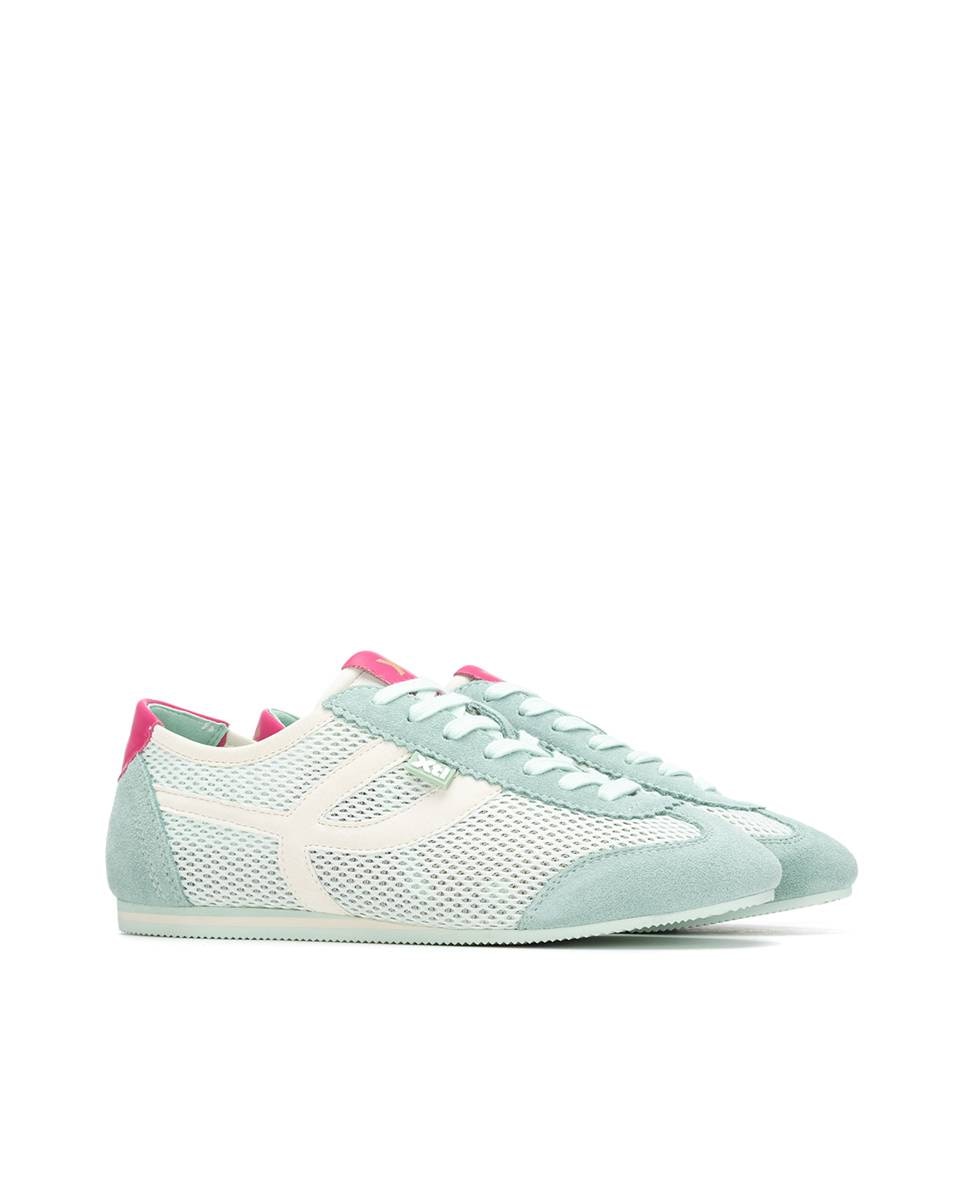 Zapatillas básicas de mujer con cordones - Xti - Verde Verde-5