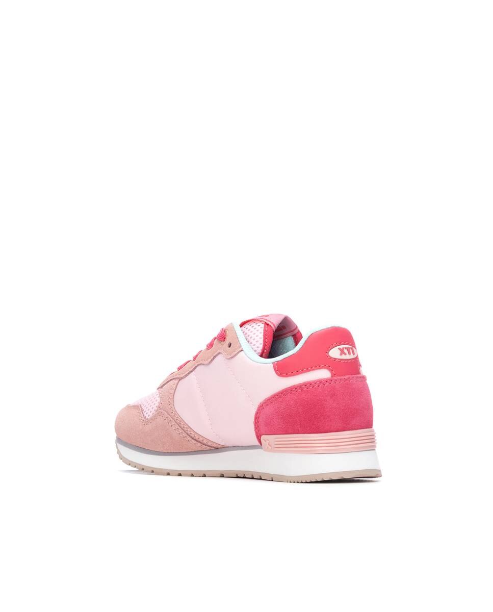 Xti - Zapatillas de niños con cordones y suela de goma.