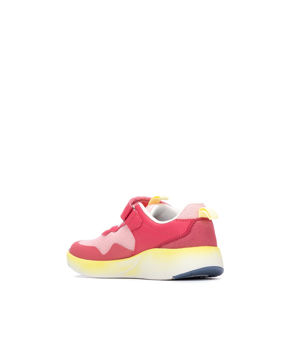Zapatillas deportivas de niña con cordones - Xti - Fucsia Fucsia-3