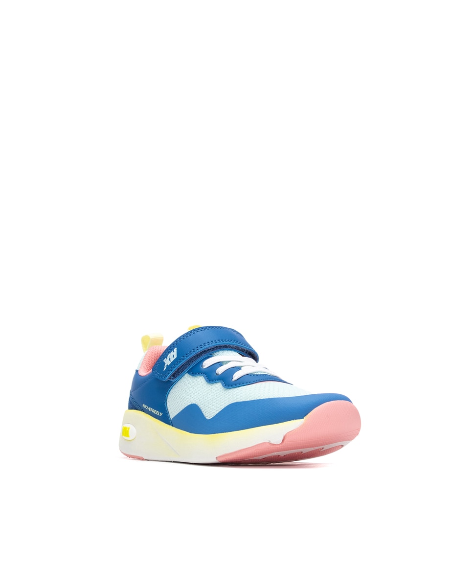 Zapatillas deportivas de niña con cordones - Xti - Azul Azul-2