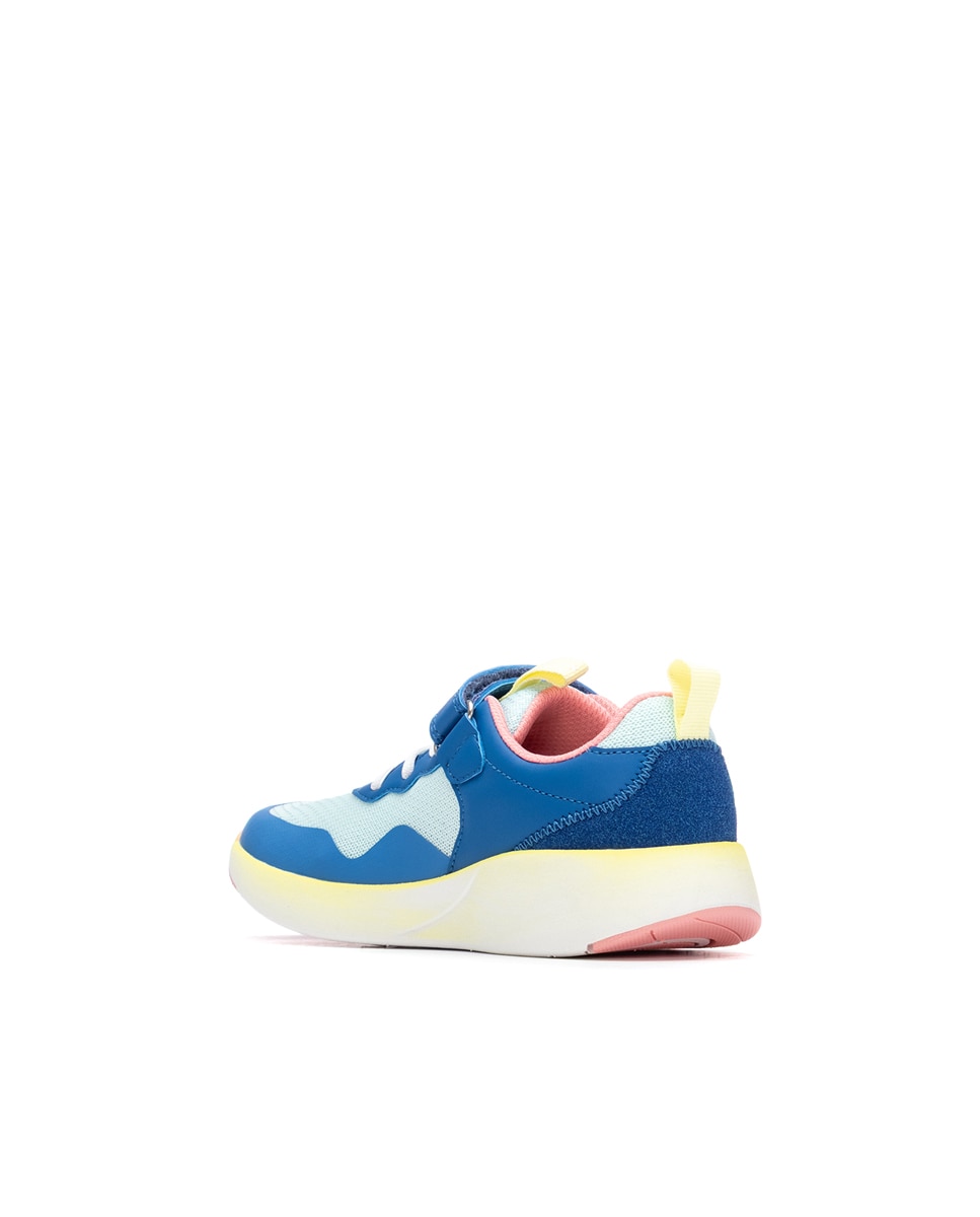 Zapatillas deportivas de niña con cordones - Xti - Azul Azul-3