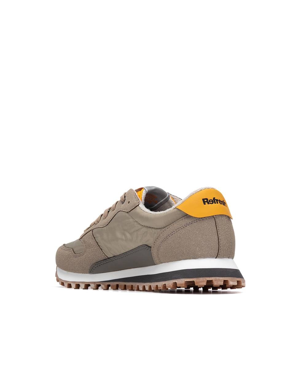 Zapatillas de hombre con cordones - Refresh - Kaki Kaki-2