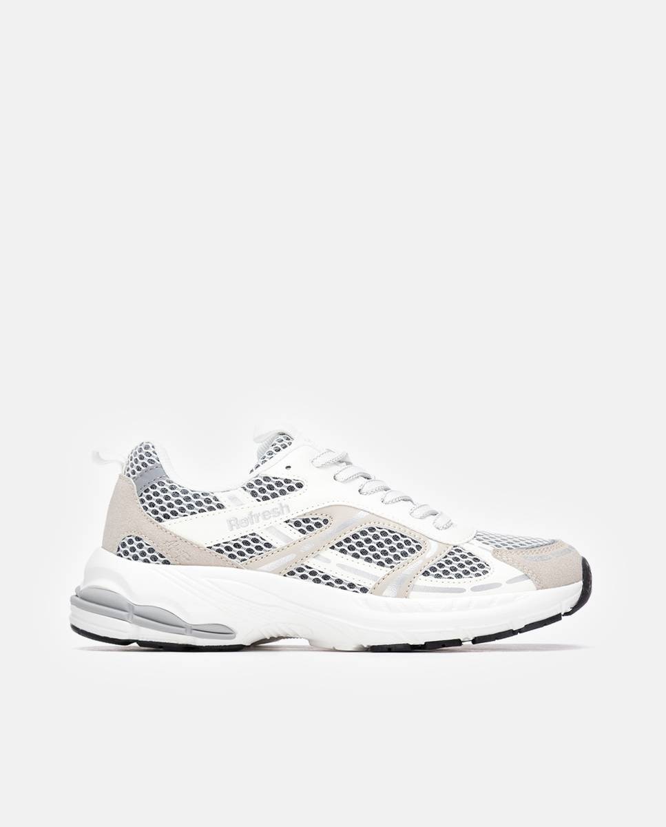 Imagen 1 de Zapatillas básicas de mujer con cordones - Refresh - Blanco Blanco