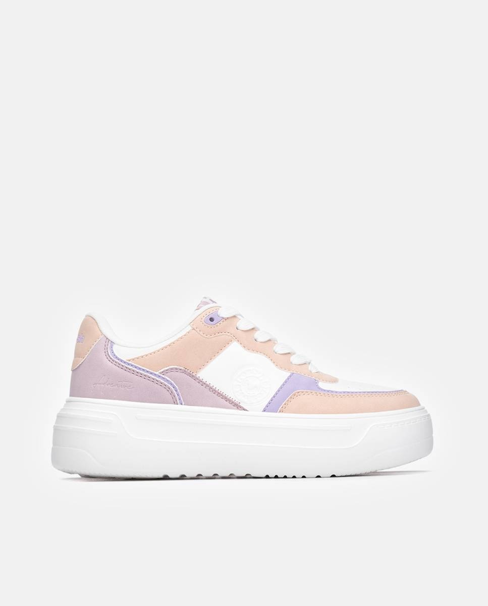 Zapatillas básicas de mujer con doble suela - Refresh - Nude Nude-1