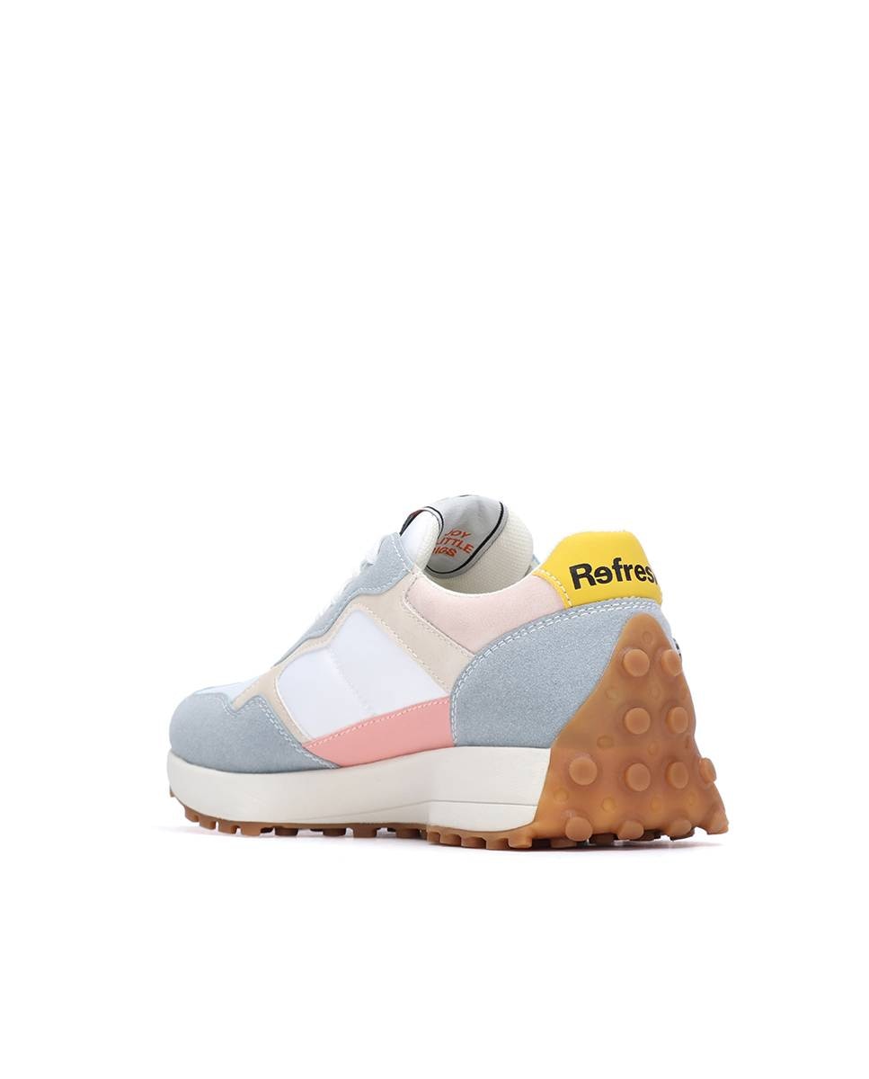 Zapatillas básicas de mujer con cordones - Refresh - Azul Azul-2