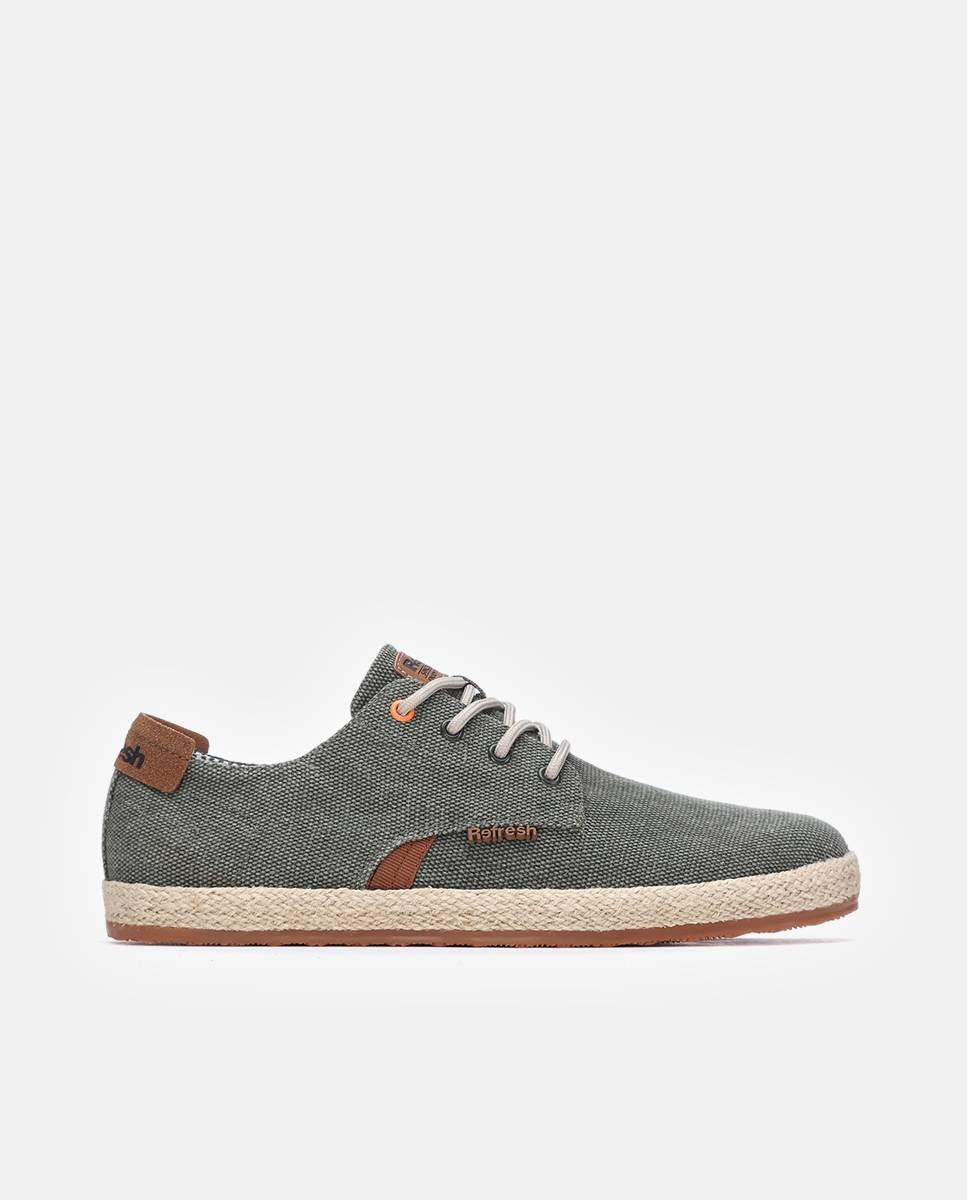 Zapatillas de lona de hombre con cordones