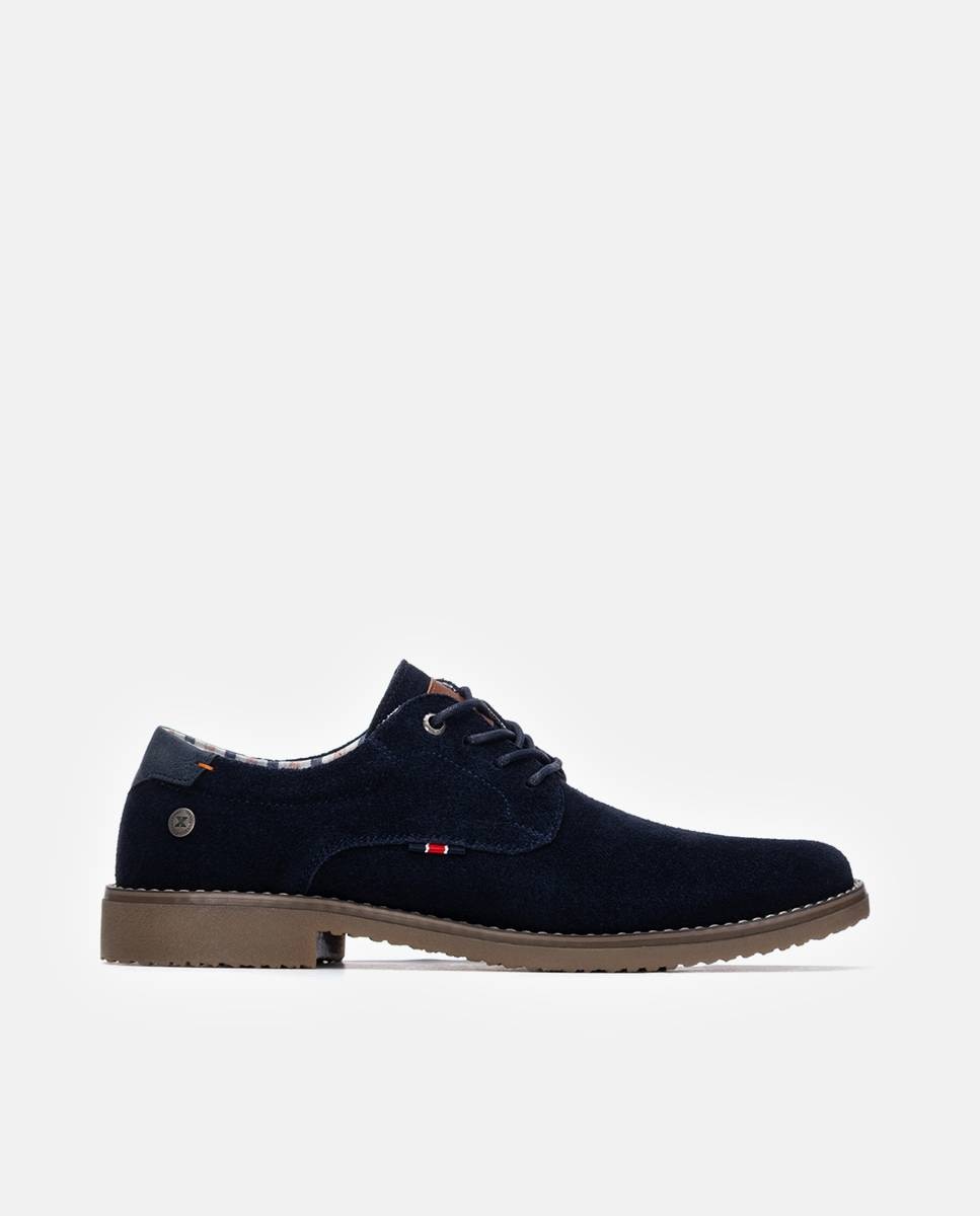 Xti - Bluchers de hombre de piel con cordones.
