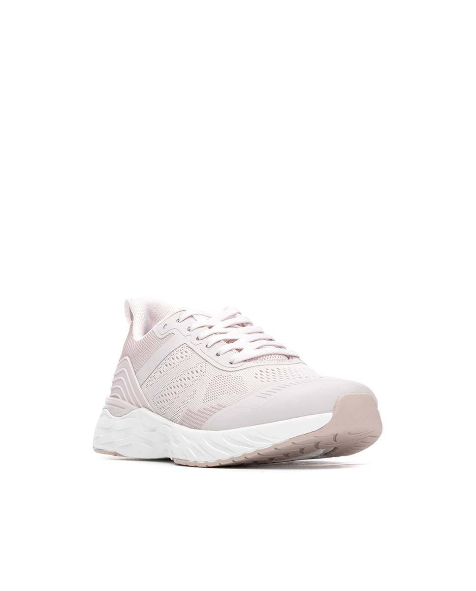 Zapatillas de mujer con cordones - Xti - Nude Nude-3