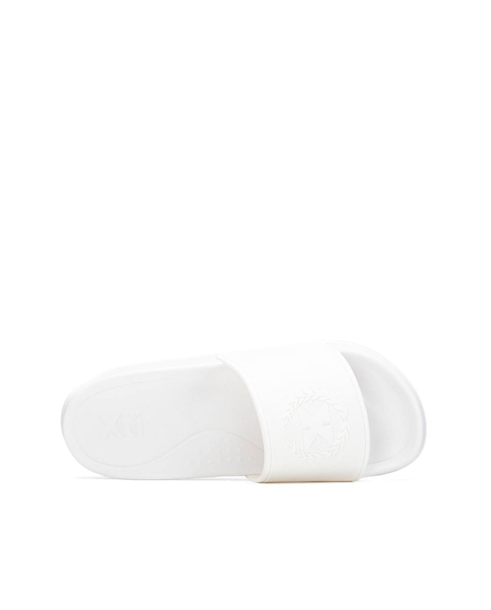 Chanclas de mujer planas de goma - Xti - Blanco Blanco-5