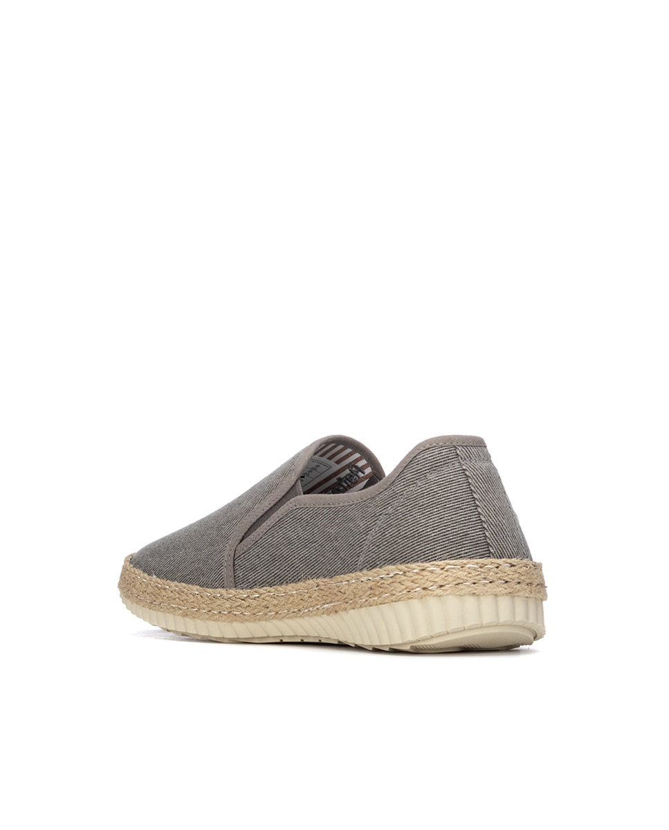 Refresh - Zapato de hombre de lona con suela de yute.