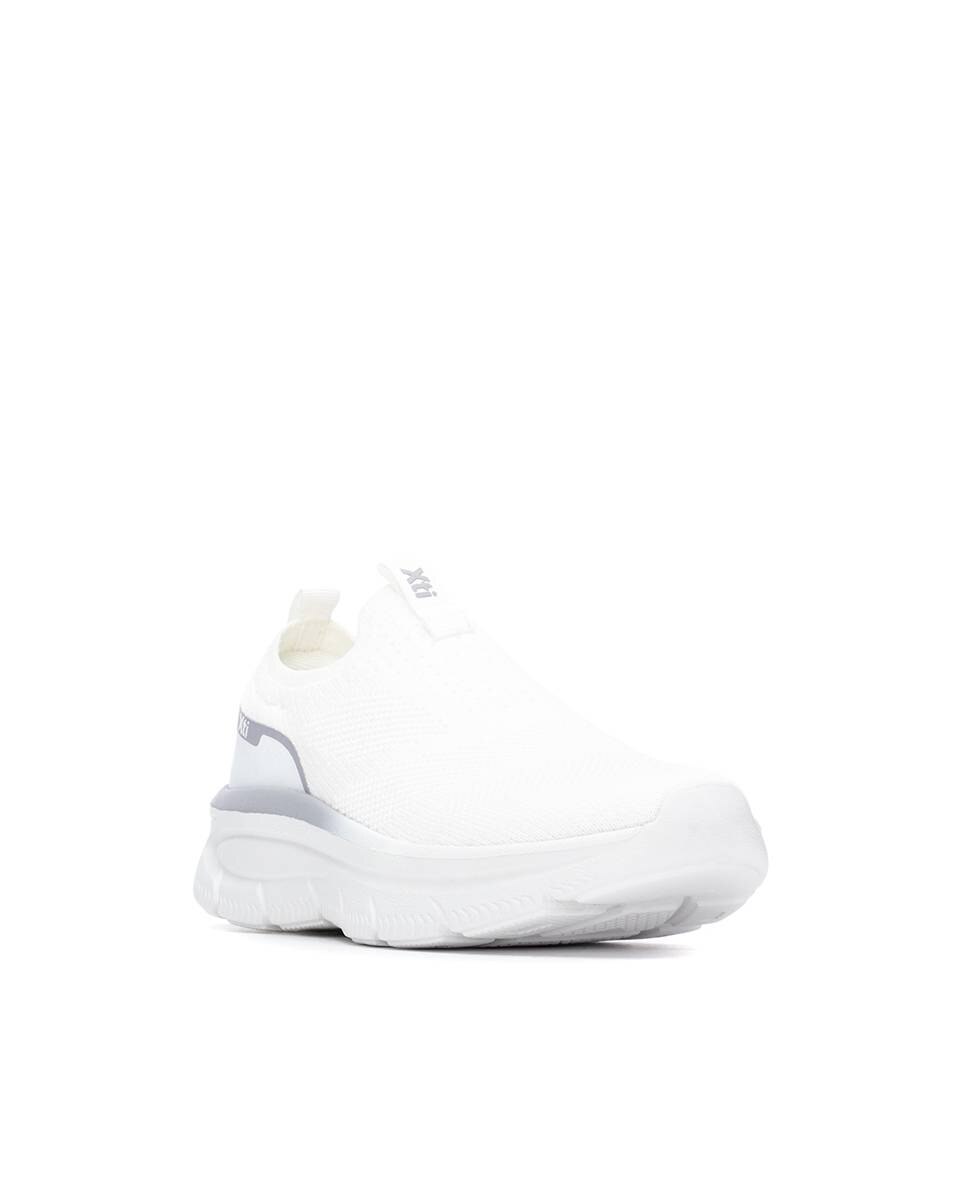 Zapatillas básicas de mujer planas elásticas - Xti - Blanco Blanco-3
