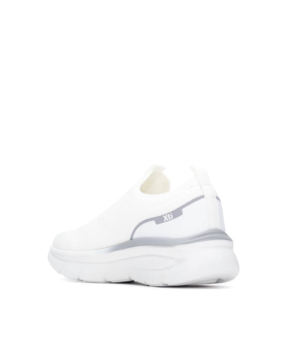 Zapatillas básicas de mujer planas elásticas - Xti - Blanco Blanco-2