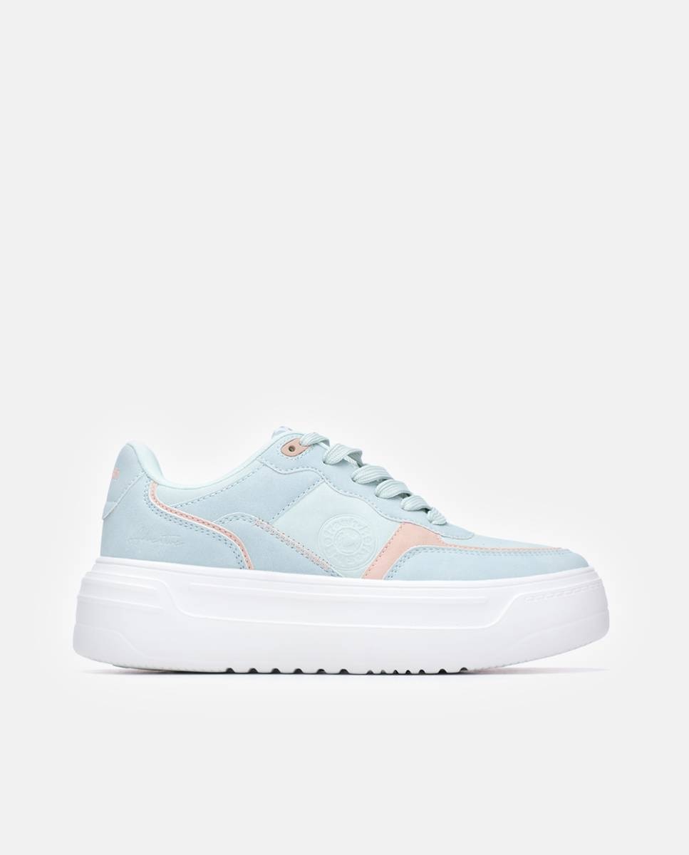 Zapatillas básicas de mujer con doble suela - Refresh - Verde Verde-1