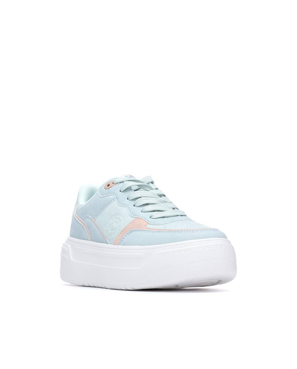 Zapatillas básicas de mujer con doble suela - Refresh - Verde Verde-3