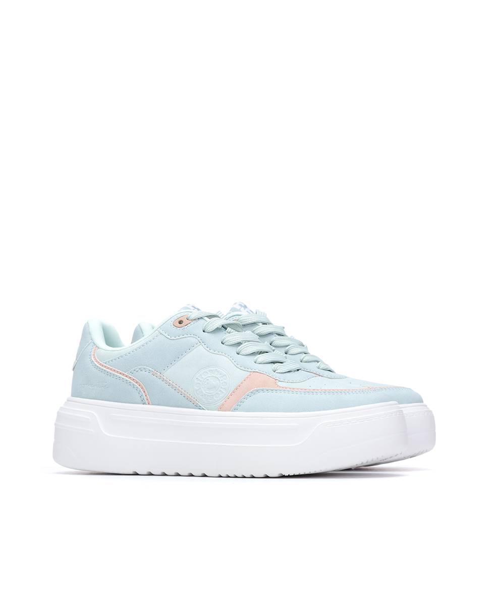 Zapatillas básicas de mujer con doble suela - Refresh - Verde Verde-4