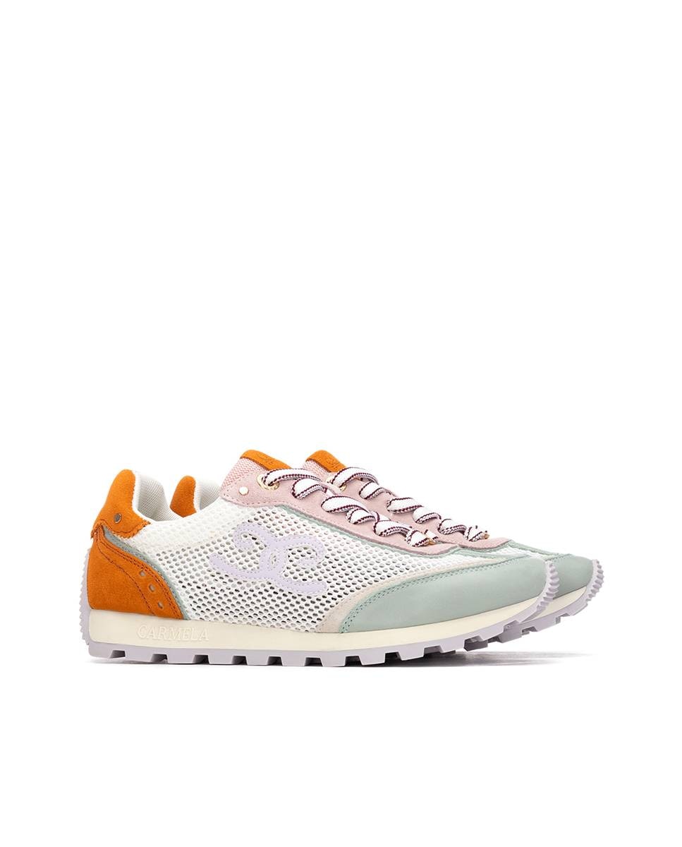 Zapatillas básicas de mujer con cordones - Carmela - Verde Verde-4