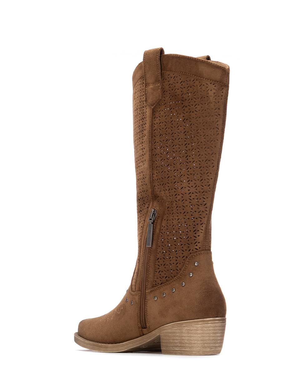 Botas básicas de mujer estilo cowboy - Refresh - Camel Camel-2