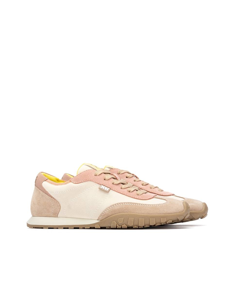 Imagen 5 de Zapatillas básicas de mujer con cordones - Xti - Beige Beige