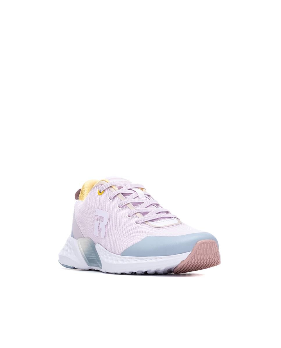 Zapatillas básicas de mujer elásticas - Refresh - Morado pastel Morado pastel-3