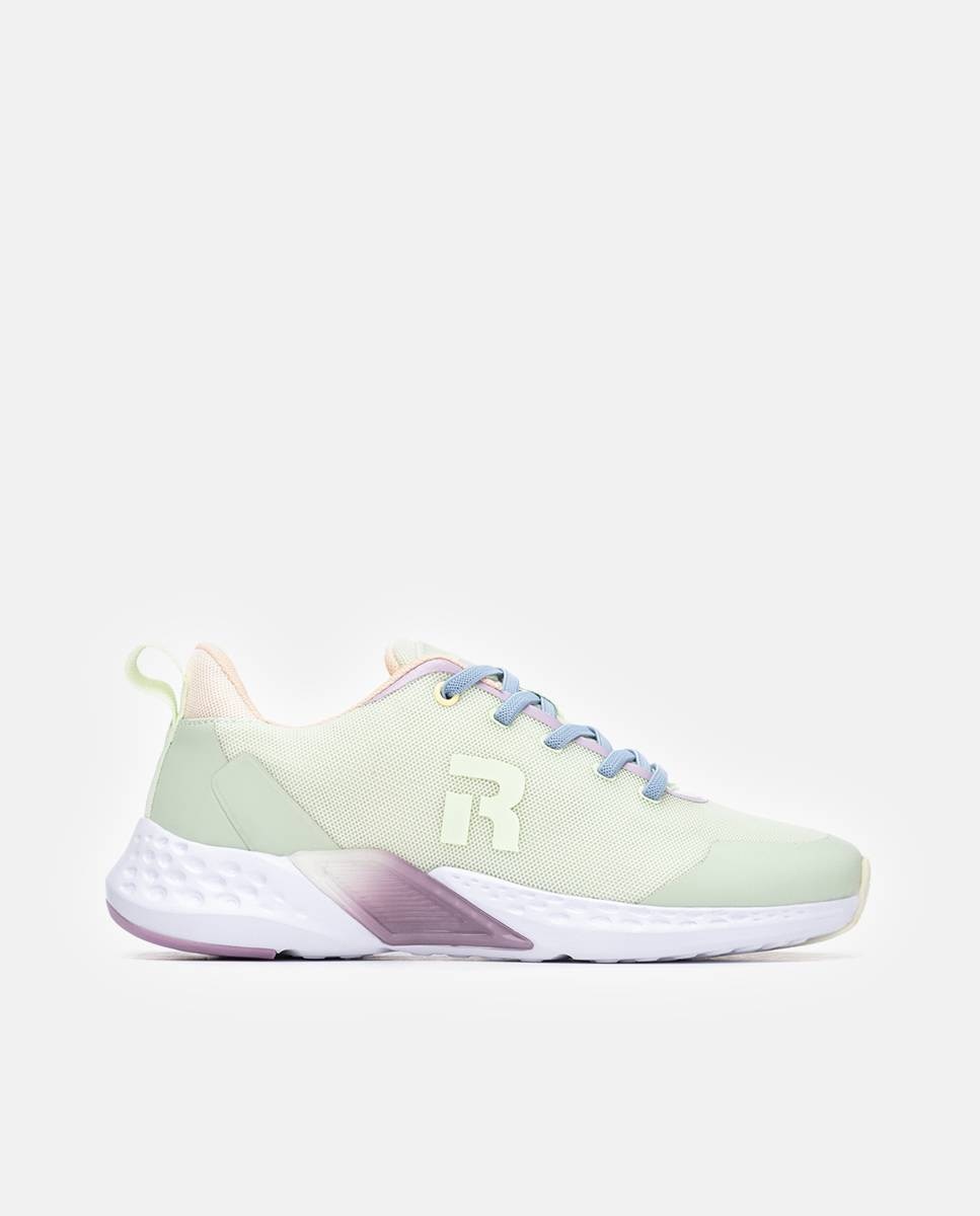Zapatillas básicas de mujer elásticas - Refresh - Verde claro Verde claro-1