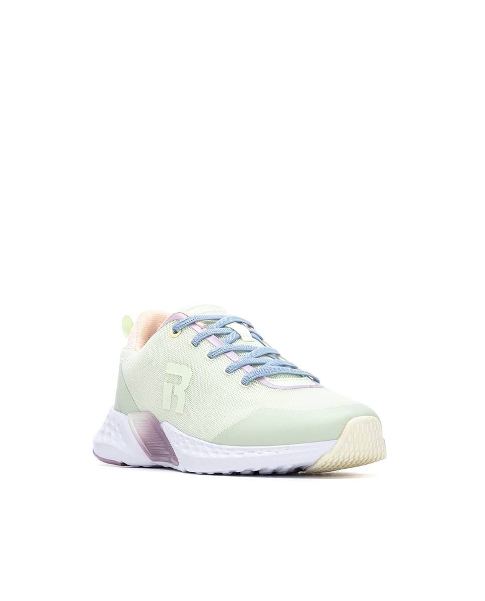 Zapatillas básicas de mujer elásticas - Refresh - Verde claro Verde claro-3