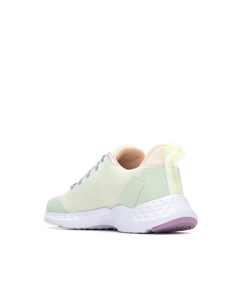 Zapatillas básicas de mujer elásticas - Refresh - Verde claro Verde claro-2