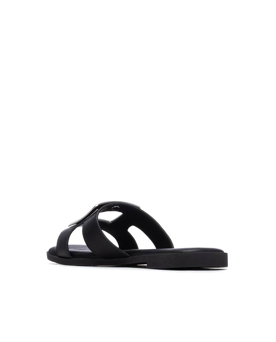 Xti - Sandalias planas de mujer con suela de goma.