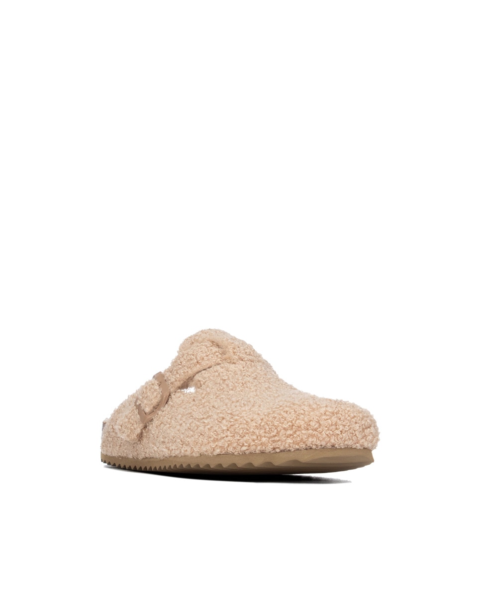 Zueco de mujer con hebilla - Xti - Beige Beige-3