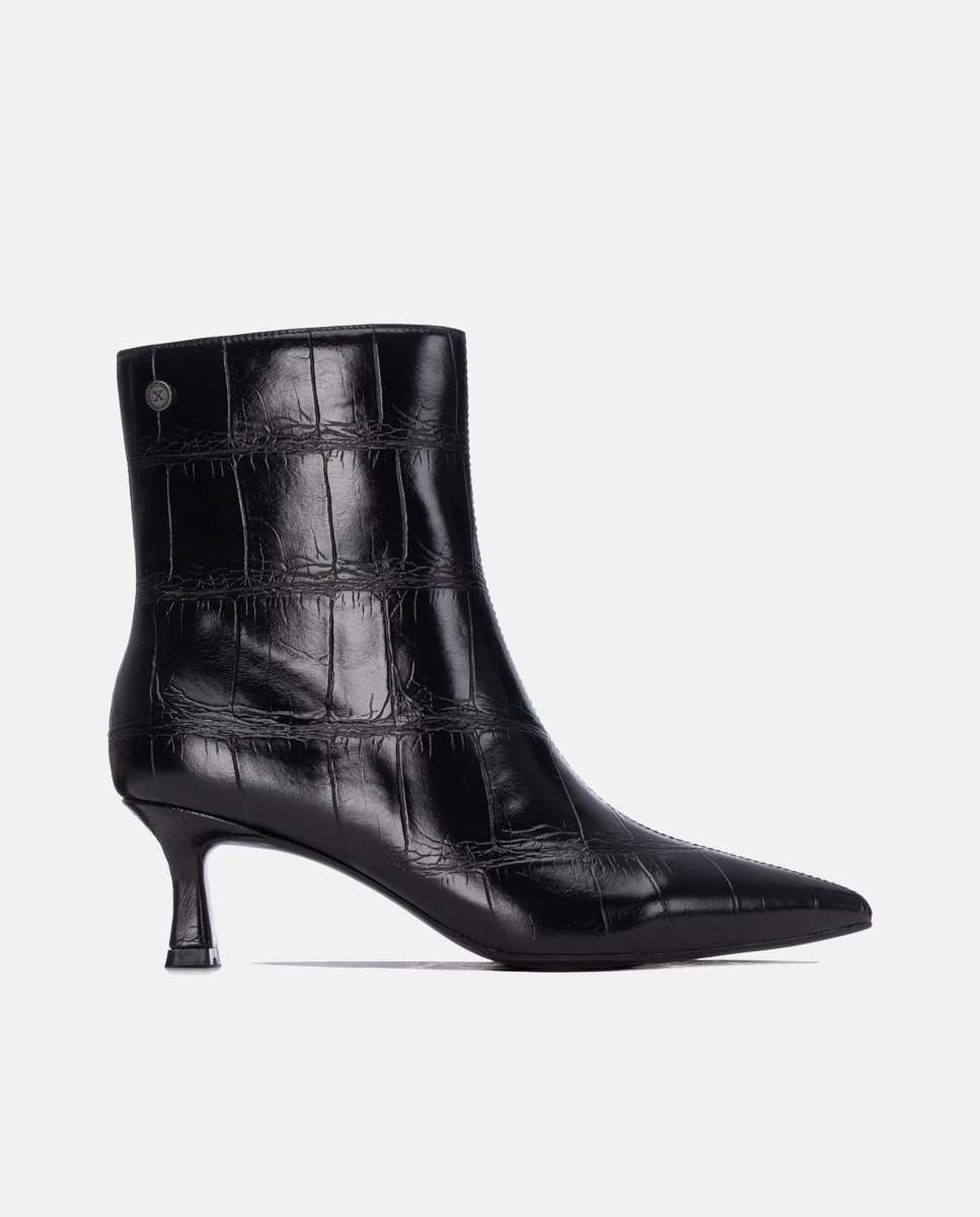 Botines de mujer con cremallera - Xti - Negro Negro-1