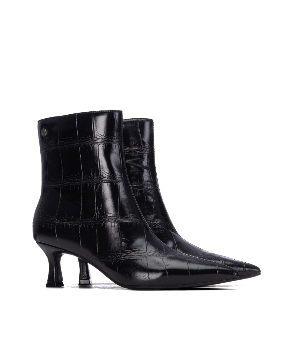 Botines de mujer con cremallera - Xti - Negro Negro-4