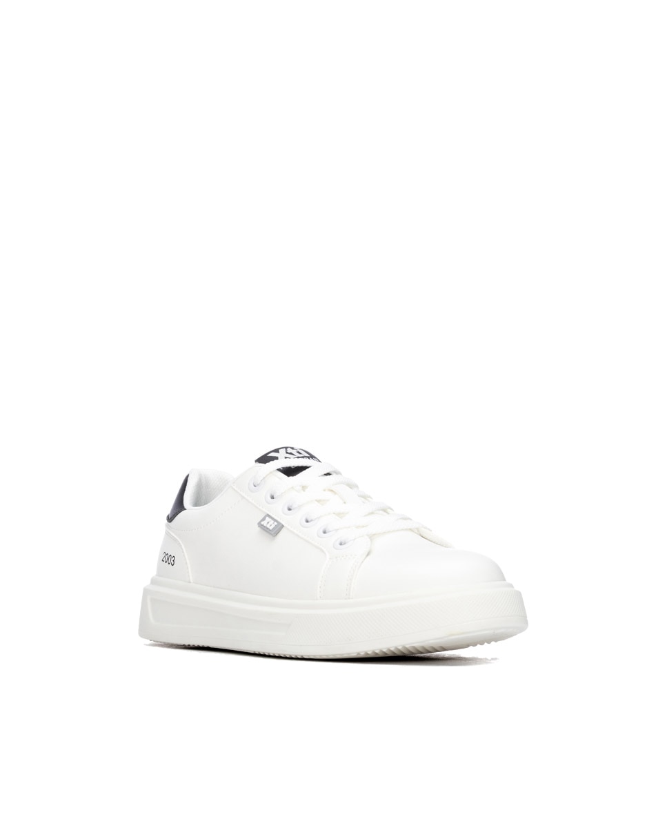 Zapatilla de hombre con cordones - Xti - Blanco Blanco-3
