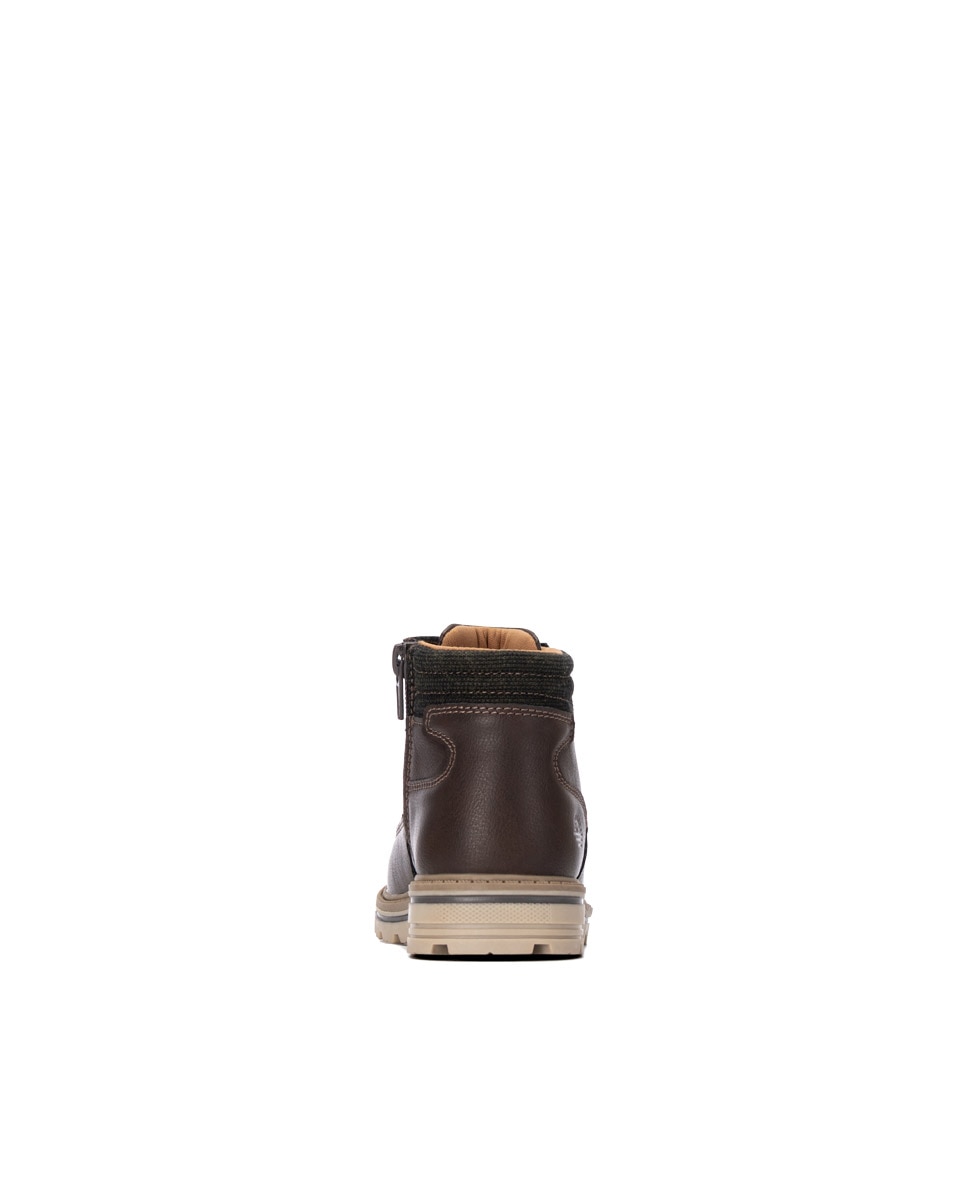 Imagen 5 de Botín de niño con cordones - Xti - Marrón Marrón