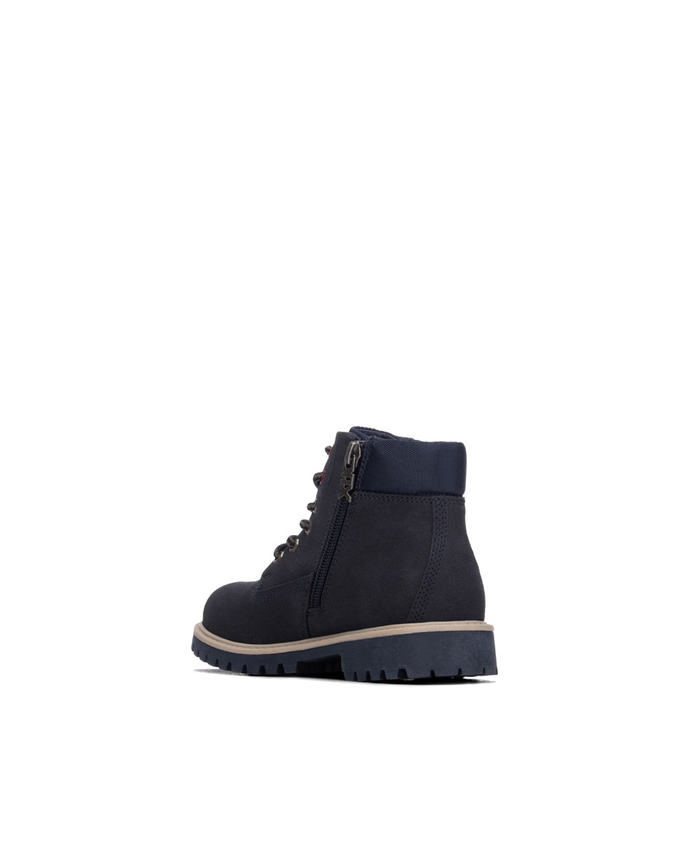 Botín de niño con cordones - Xti - Azul Azul-3