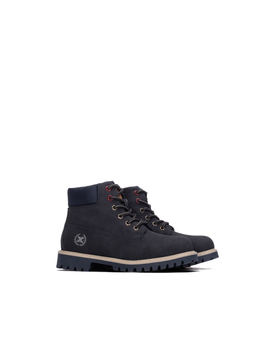 Botín de niño con cordones - Xti - Azul Azul-4