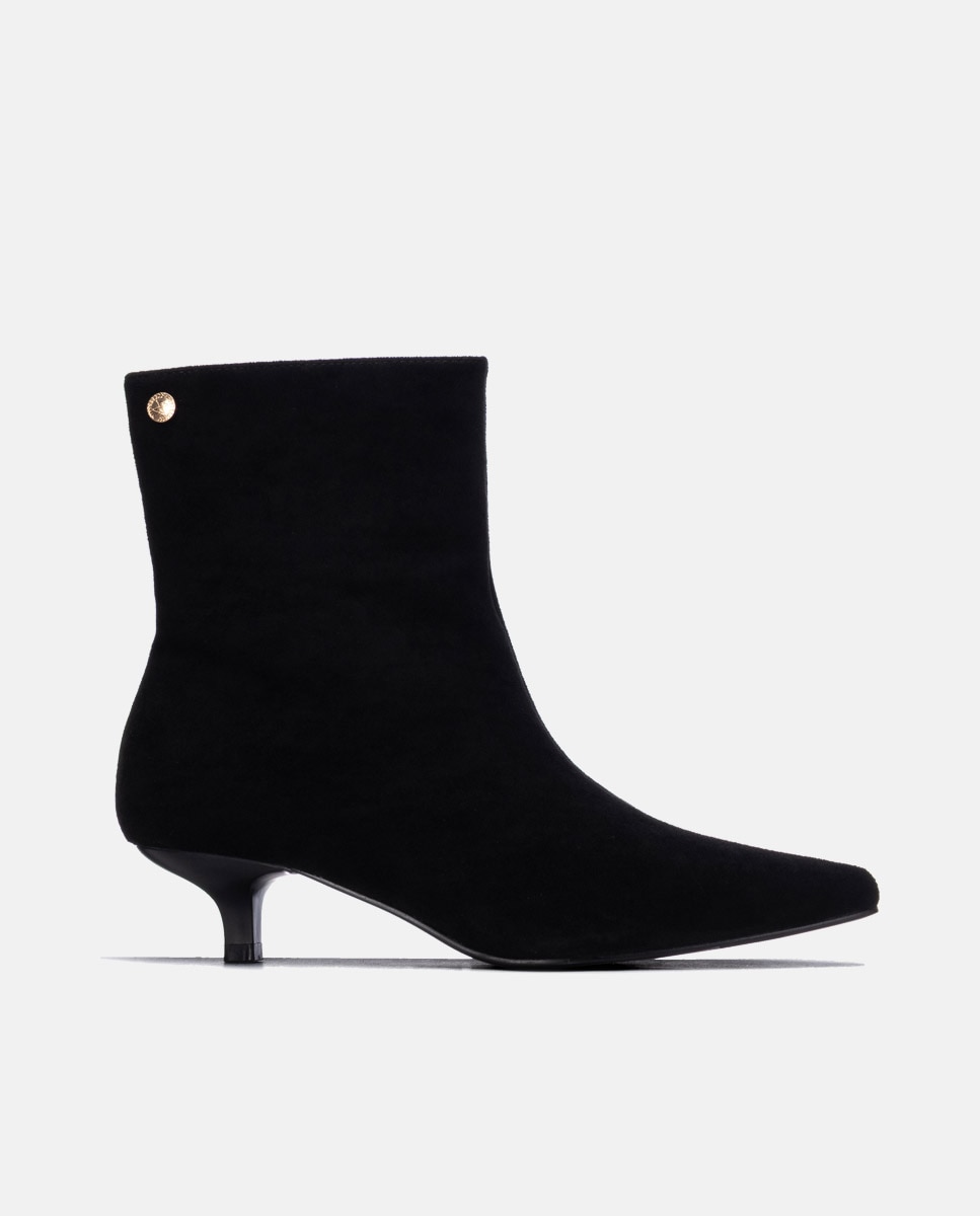 Botines de mujer con cremallera - Xti - Negro Negro-1